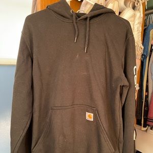 womens size small carhartt sweatshirt black